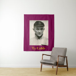Ty Cobb Wall Art Tapestery Wandkleed