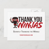 TY Ninjas Briefkaarten (Voorkant / Achterkant)