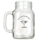 TYB Martini Logo Mason Jar (Achterkant)