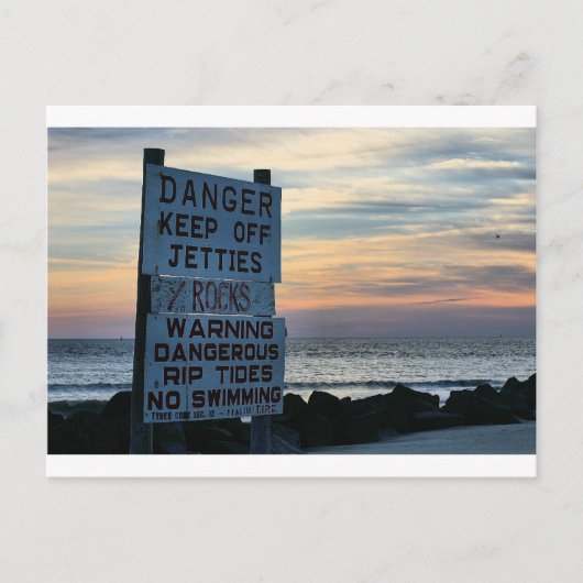 Tybee Beach Savannah, GA Briefkaart (Voorkant)