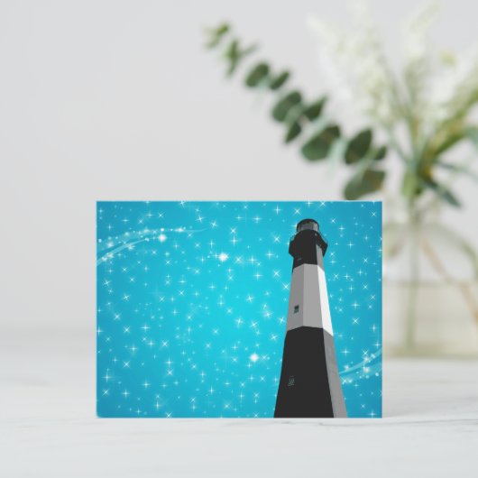 tybee Island - briefkaart voor lichte stations (Staand voorkant)