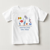 Tybee Island GA Fun Ocean Fish with Child's Name (Voorkant)