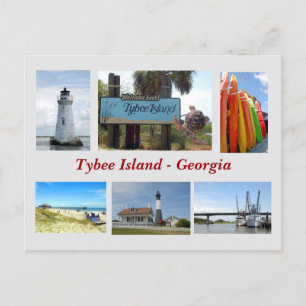 Tybee Island, Georgia Briefkaart