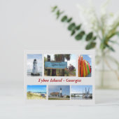 Tybee Island, Georgia Briefkaart (Staand voorkant)