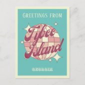 Tybee Island Georgia Chatham USA retro Carte posta (Devant)