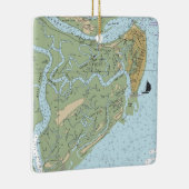 Tybee Island Georgia Keramisch Ornament (Rechts)