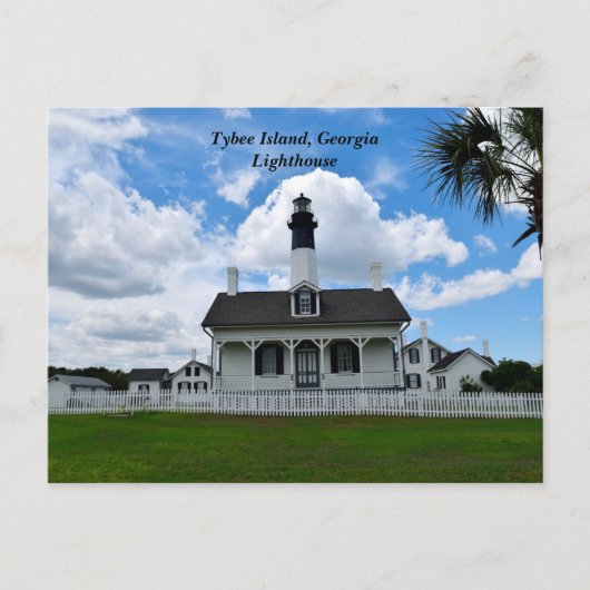 Tybee Island, Georgia Lighthouse Briefkaart (Voorkant)