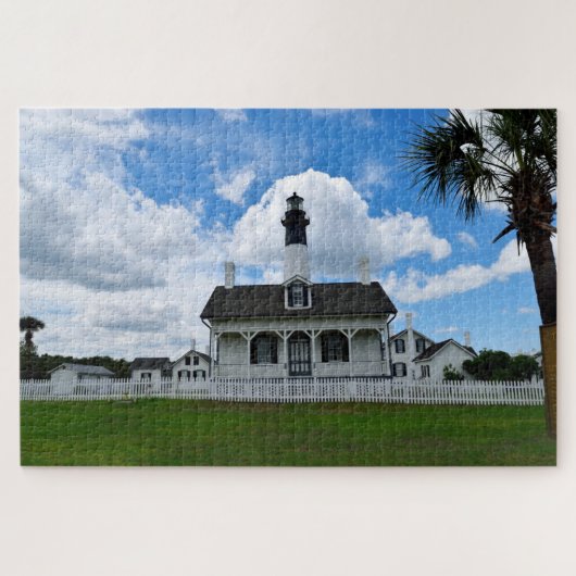 Tybee Island, Georgia Lighthouse Legpuzzel (Horizontaal)
