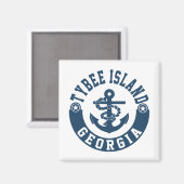 Tybee Island Georgia Magneet (Voorkant / Achterkant)