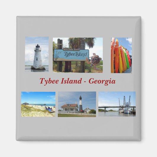 Tybee Island, Georgia Magneet (Voorkant)