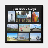Tybee Island, Géorgie Magnet (Devant)