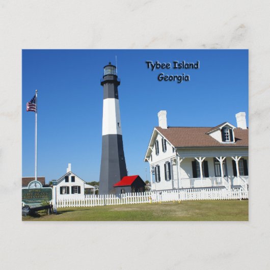Tybee Island Lighthouse Briefkaart (Voorkant)