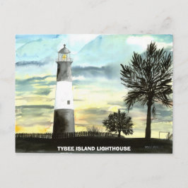 TYBEE ISLAND LIGHTHOUSE BRIEFKAART