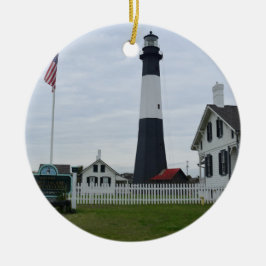 Tybee Island Lighthouse Keramisch Ornament