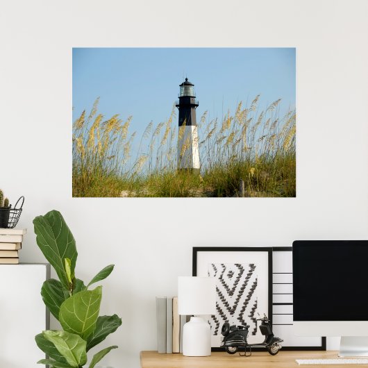 Tybee Island Lighthouse poster (Thuiskantoor)