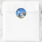 Tybee Island Lighthouse Ronde Sticker (Tas)