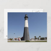 Tybee Island Lighthouse, Savannah GA Briefkaart (Voorkant / Achterkant)