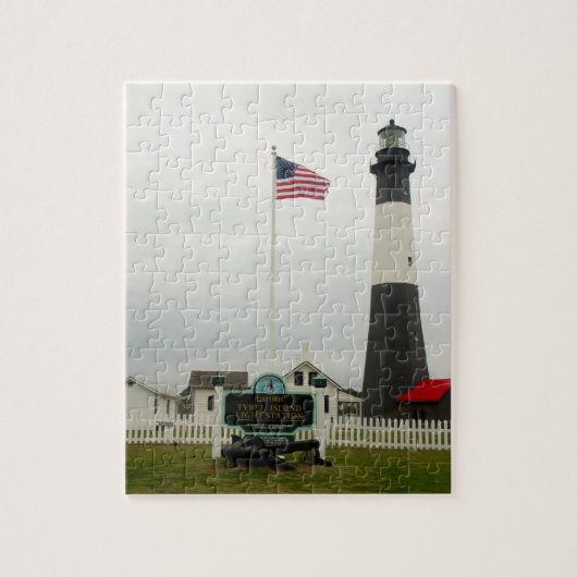 Tybee Island Lighthouse Station puzzel (Verticaal)