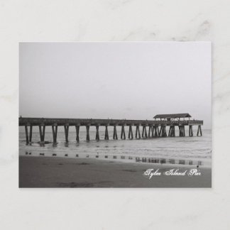Tybee Island Pier Briefkaart