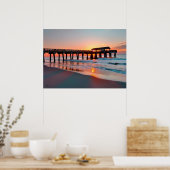 Tybee Island Sunrise Poster (Keuken)