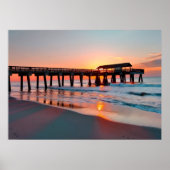 Tybee Island Sunrise Poster (Voorkant)