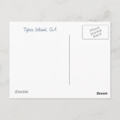 Tybee Lighthouse Briefkaart (Achterkant)