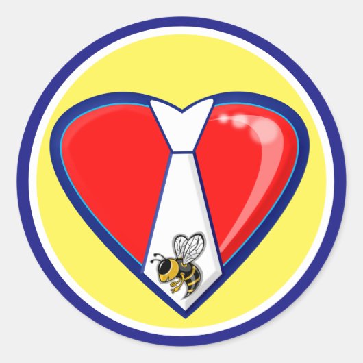 TYBEE LOVE RONDE STICKER (Voorkant)