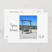 Tybee Swing Briefkaart (Voorkant / Achterkant)
