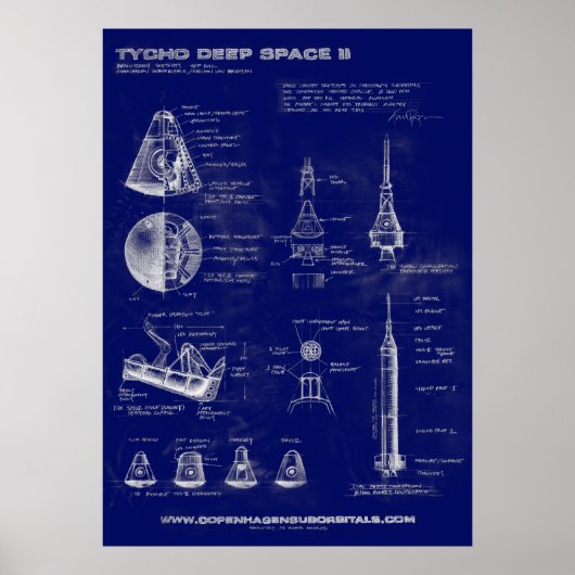 Tycho Deep Space II Concept Art poster (Voorkant)