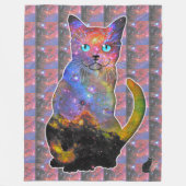 Tycho Space in Cat Fleece Blanket (Voorkant)