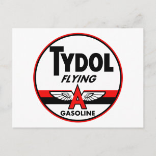 Tydol Flying Gasoline  teken Briefkaart