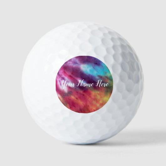 Tye Dye # 10 Golfballen (Voorkant)