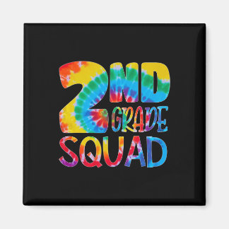 Tye-Dye 2e klas groep leraar leerling eerste dag  Magneet