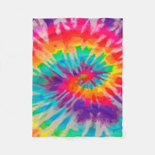 Tye-Dye-3 Fleece Blanket (Voorkant)