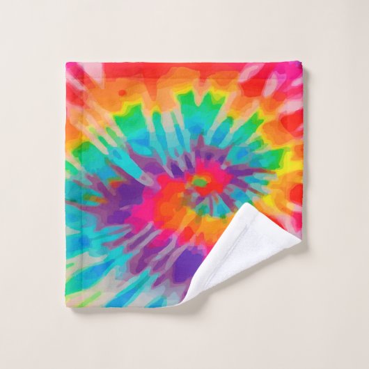 Tye-Dye-3 handdoek (Wasdoekje)