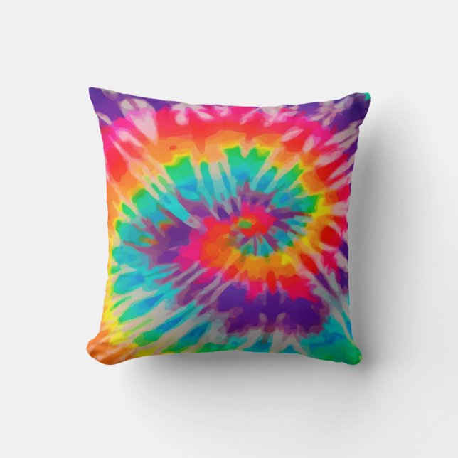 Tye-Dye-3-Sierkussen Kussen (Voorkant)