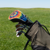 Tye-Dye-4 Golf Head Hoesje Golfheadcover (Insitu)