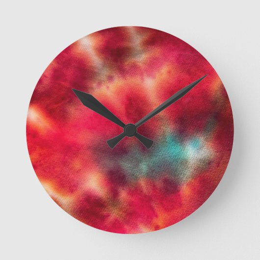 Tye Dye #4 Ronde Klok (Voorkant)