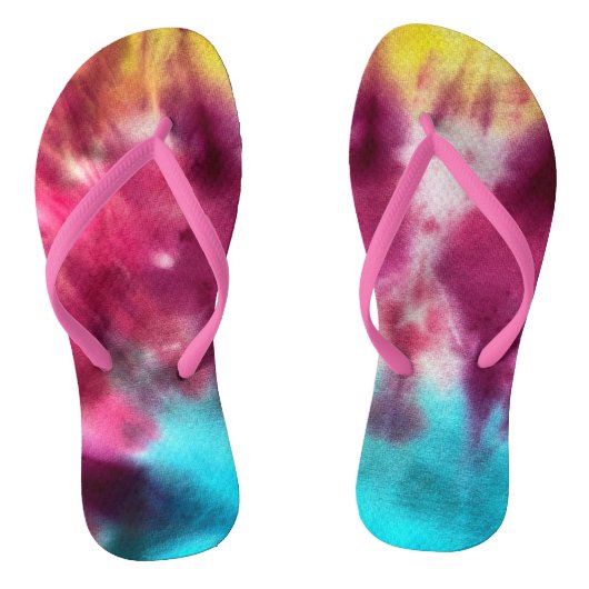 Tye Dye #9 Teenslippers (Voetbed)
