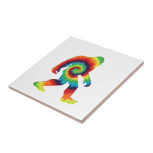 Tye-Dye Bigfoot Tegeltje