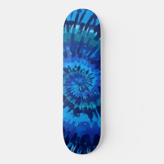 Tye-dye-blue skateboard (Voorkant)