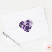 Tye Dye Composition #1 door Michael Moffa Hart Sticker (Envelop)