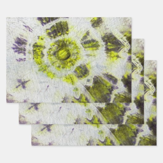 Tye Dye Composition #3 door Michael Moffa Inpakpapier Vel (Set)