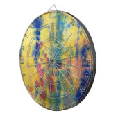 Tye Dye Composition #5 door Michael Moffa Dartbord (Voorkant Rechts)
