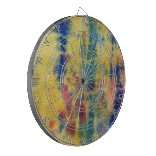 Tye Dye Composition #5 door Michael Moffa Dartbord (Voorkant Links)