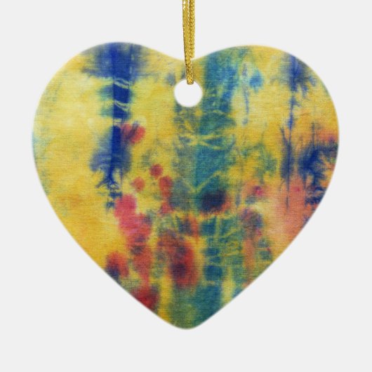 Tye Dye Composition #5 door Michael Moffa Keramisch Ornament (Voorkant)