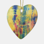 Tye Dye Composition #5 door Michael Moffa Keramisch Ornament (Links)