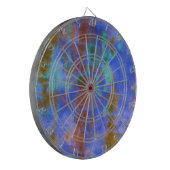 Tye Dye Composition #9 van Michael Moffa Dartbord (Voorkant Links)
