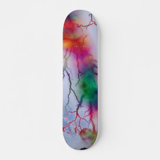 Tye Dye Lightning Skateboard (Voorkant)