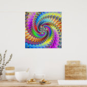 Tye Dye Lischous. Poster (Keuken)